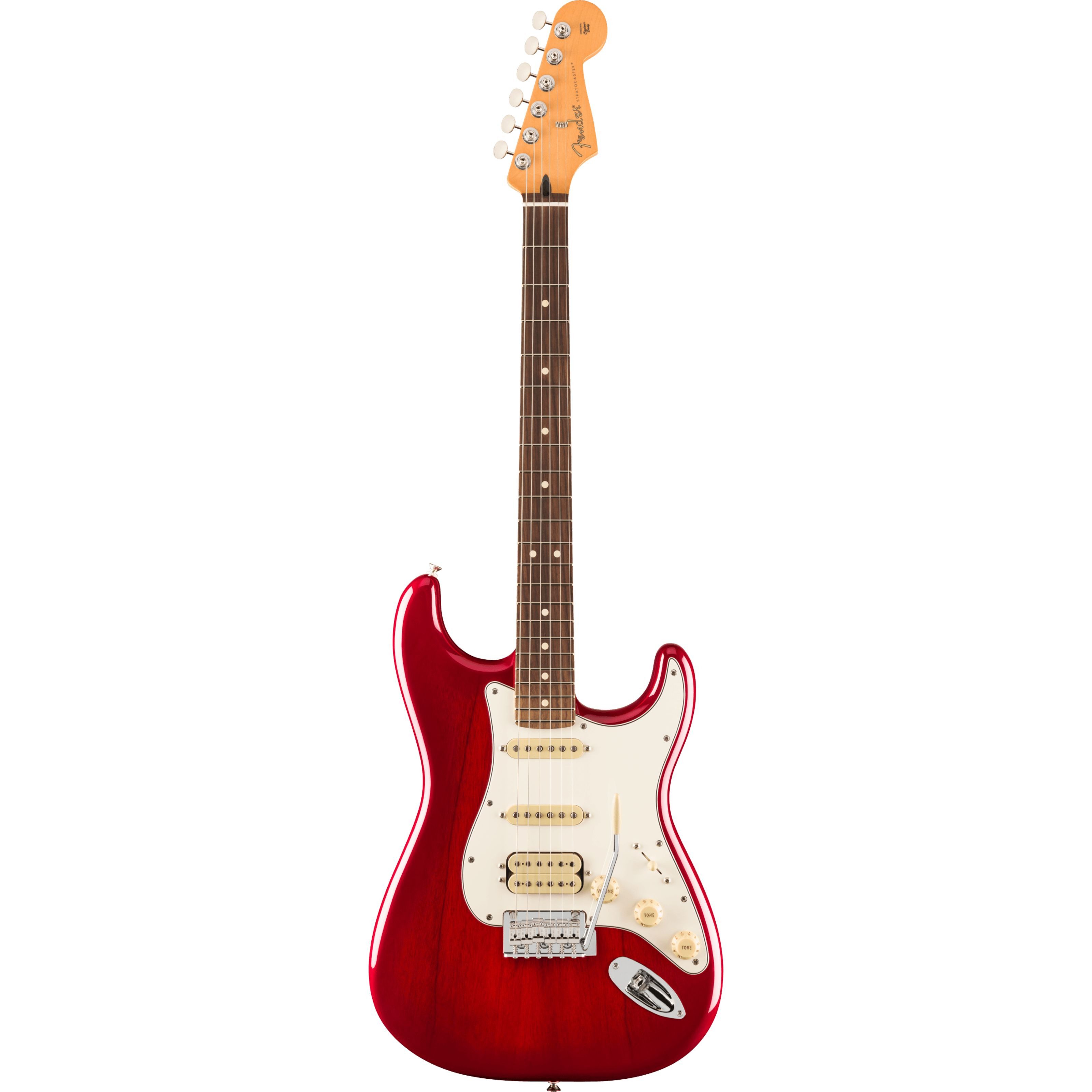 Fender E-Gitarre, E-Gitarren, ST-Modelle, Player II Stratocaster HSS RW Transparent Cherry Burst - E-Gitarre
