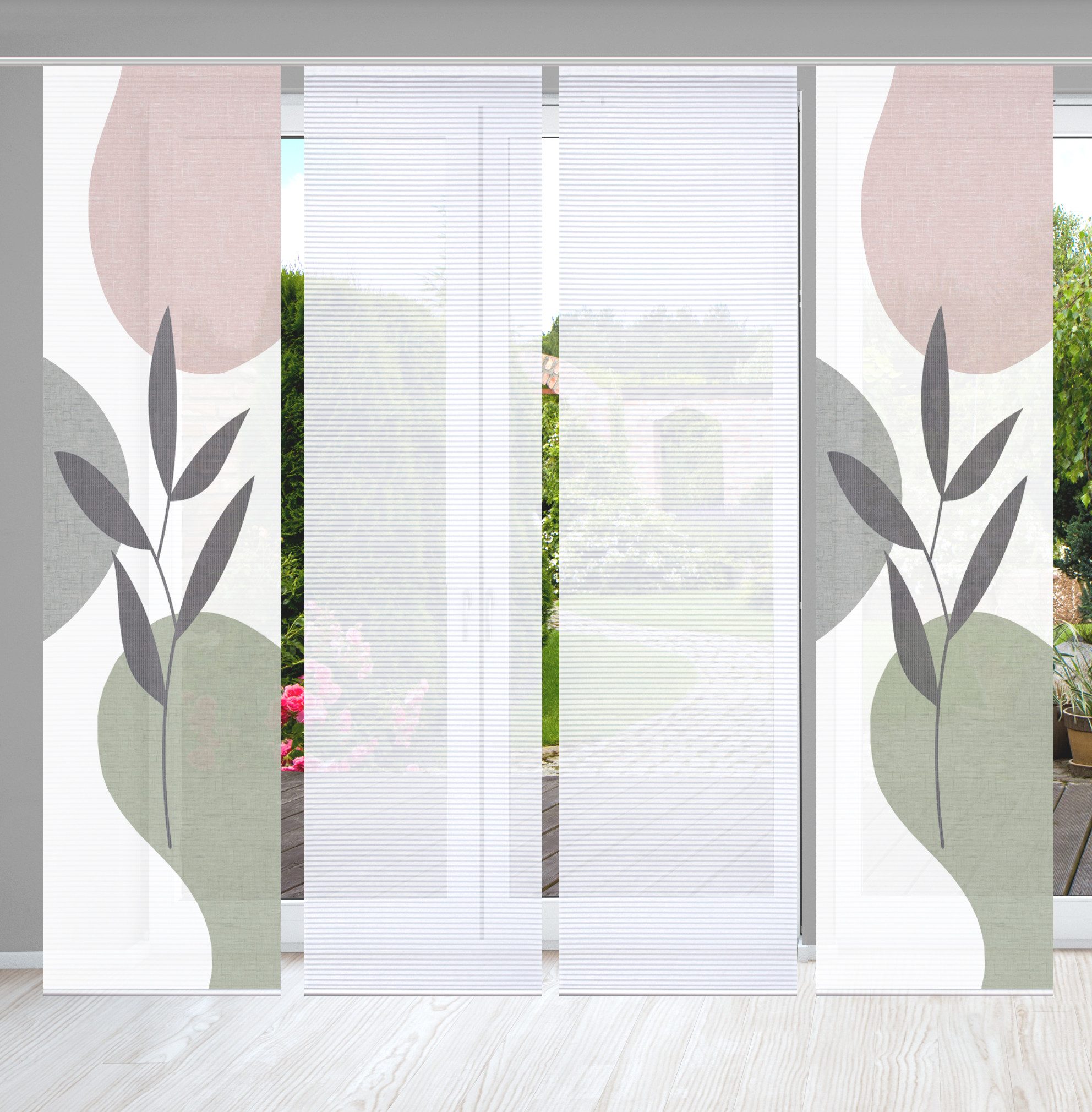HOME in green Schiebegardine 84074 FRONDA günstig online kaufen