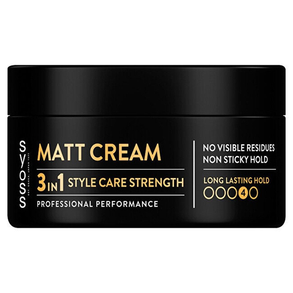 Syoss Modelliercreme Matt Cream Haarpaste Matt Fiber Long Lasting Hold