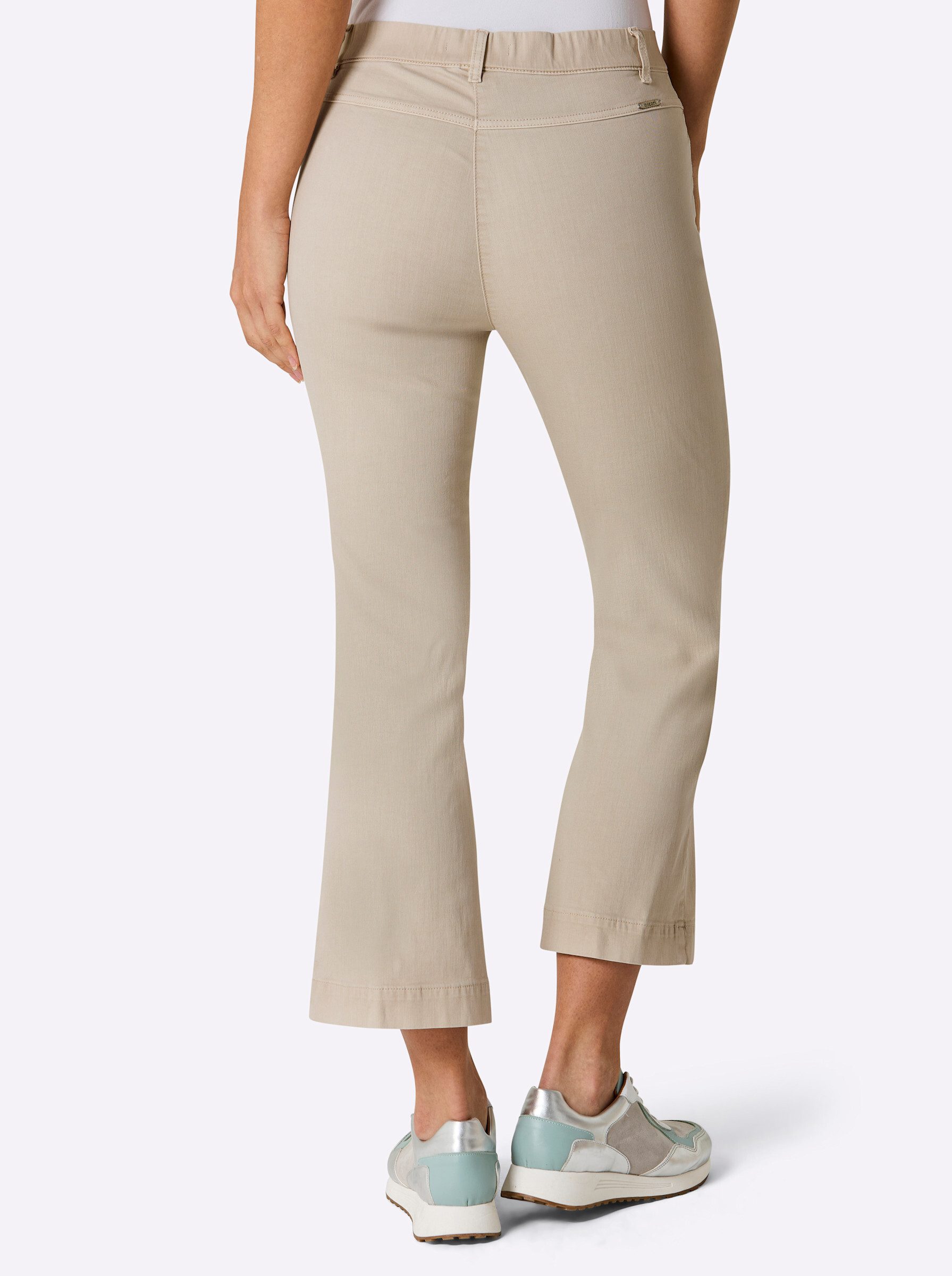 ascari Bequeme Jeans Edel-7/8-Jeans leicht vertieft