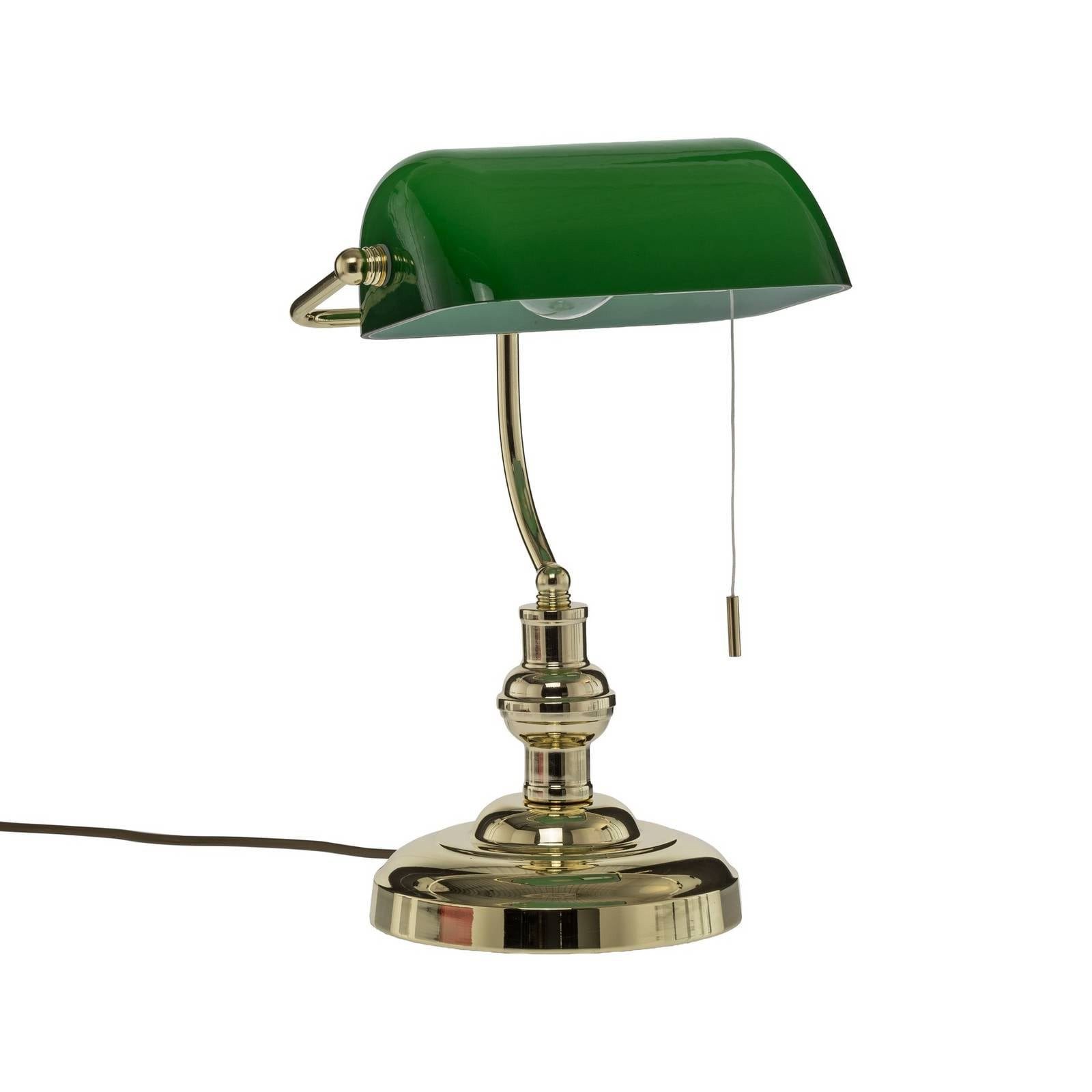 Lindby Schreibtischlampe Milenka, Metall, Gold / Messing IP20, 1 x 15 W