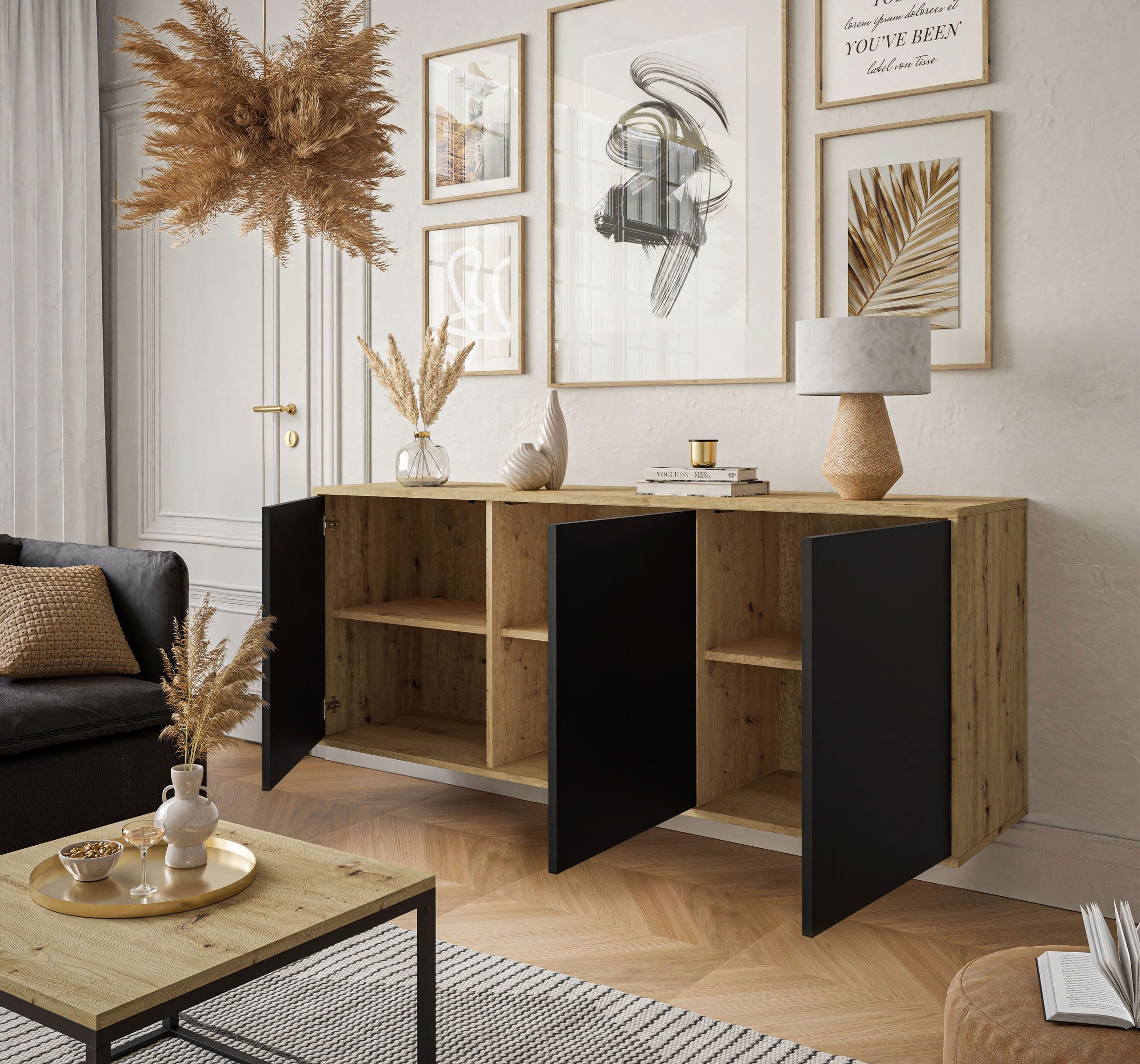 Lookway Kommode SANAYI III Artisan Eiche