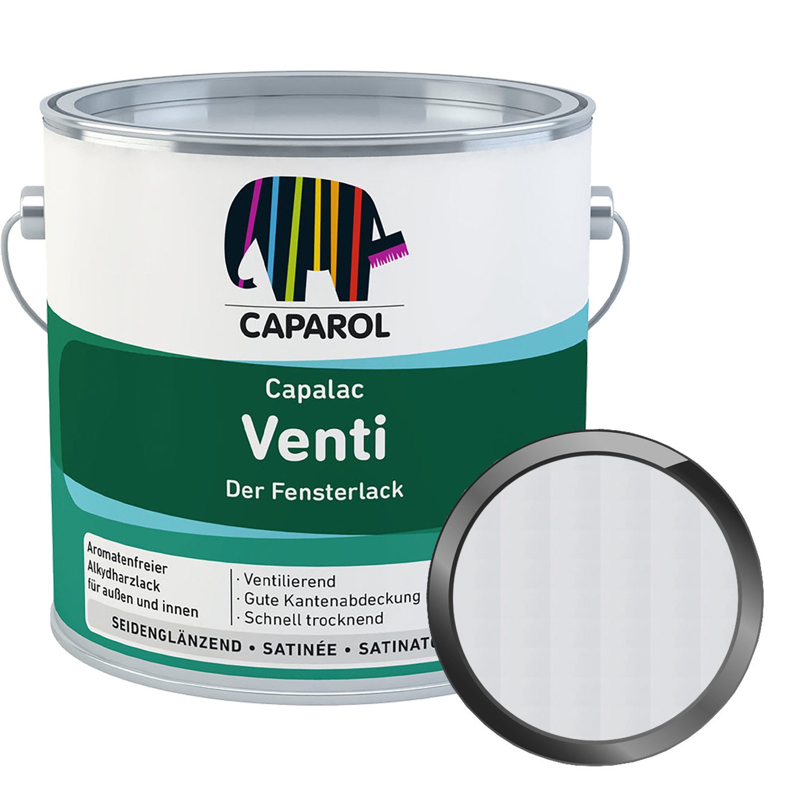 Caparol Lack Capalac Venti - 2.5 Ltr (Weiss)