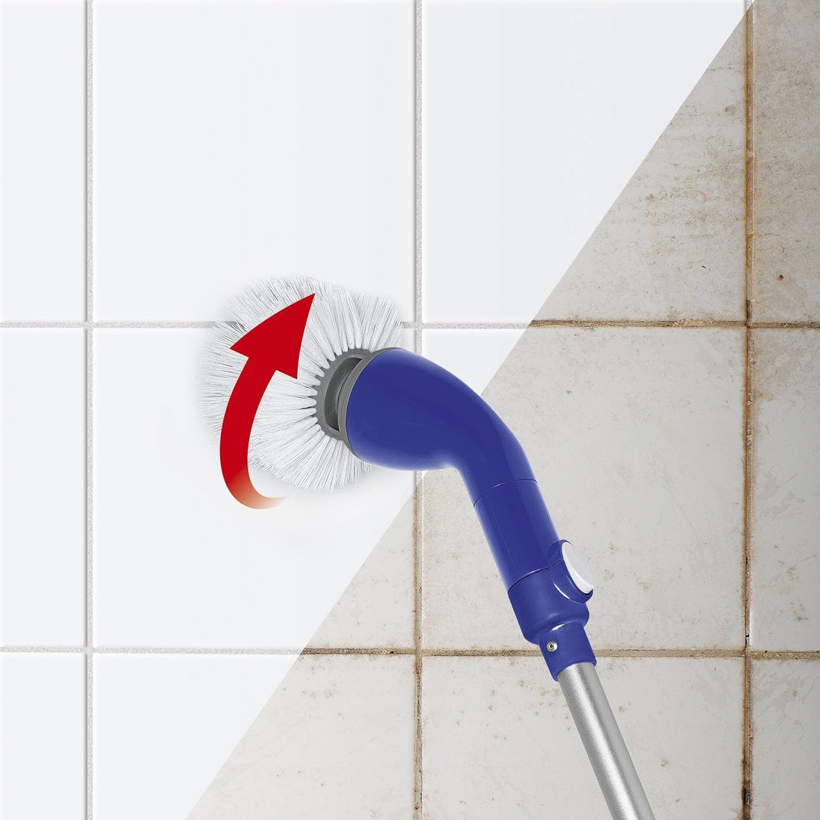 CLEANmaxx 3 Reinigungsbürste Polierer Wechselaufsätze inkl. Akku-Reinigungsbürste Fugenbürste,