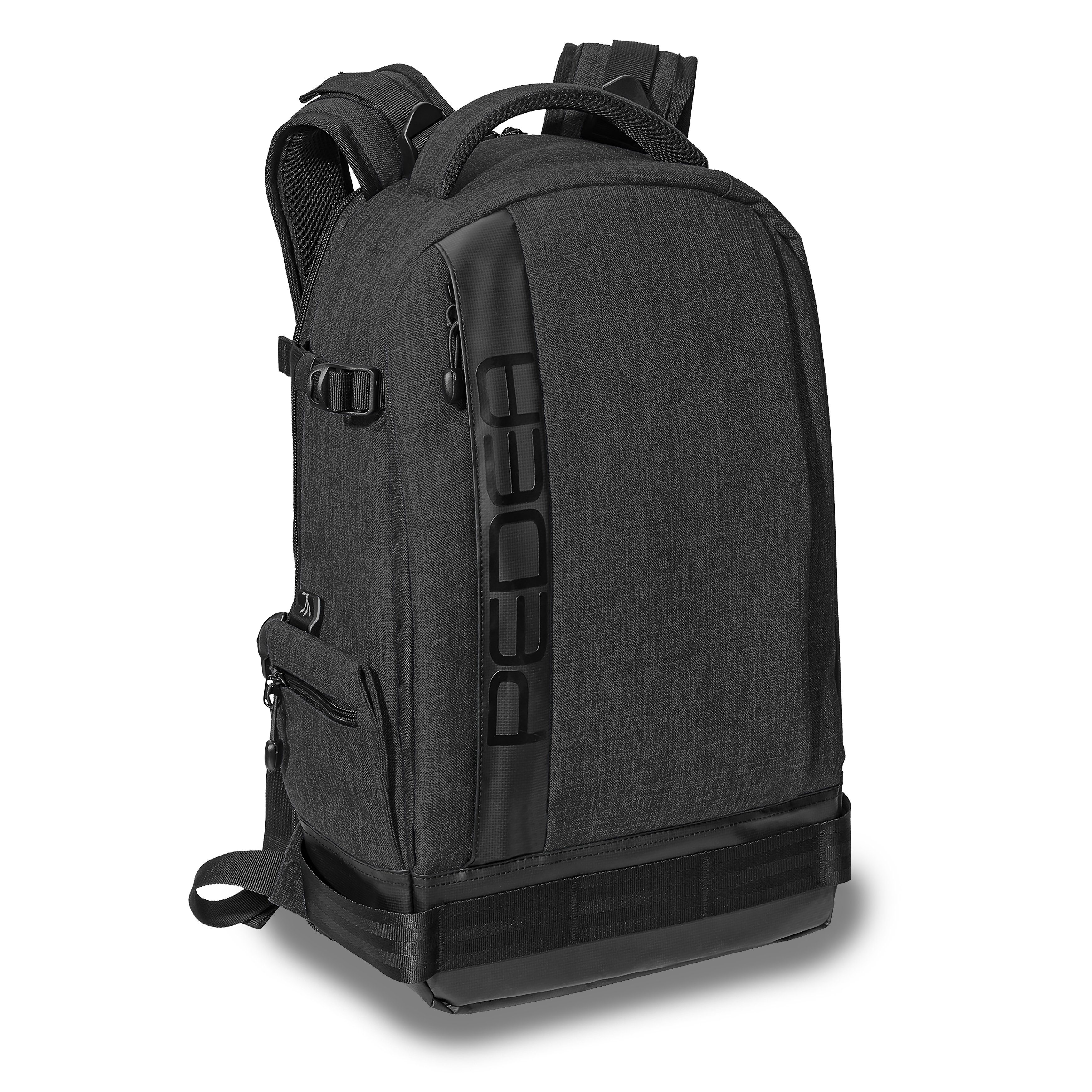 PEDEA Fotorucksack FASHION Kamerarucksack mit variabler Inneneinteilung und viel Stauraum (mit wasserdichtem Regenschutz), weich gepolstertes Innenfach