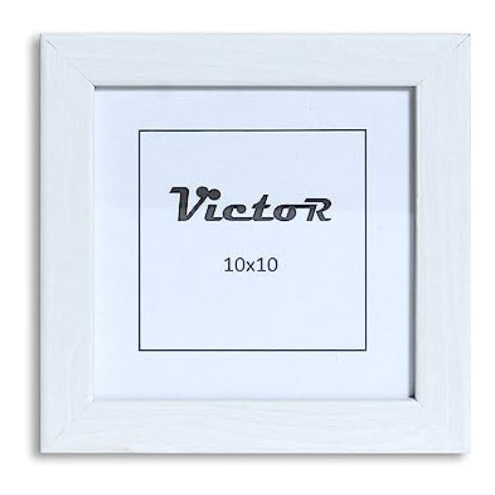 Victor (Zenith) Bilderrahmen Bilderrahmen "Klee" - Farbe: Weiß - Größe: 10 x 10 cm, Bilderrahmen Weiß 10x10 cm, Bilderrahmen Modern