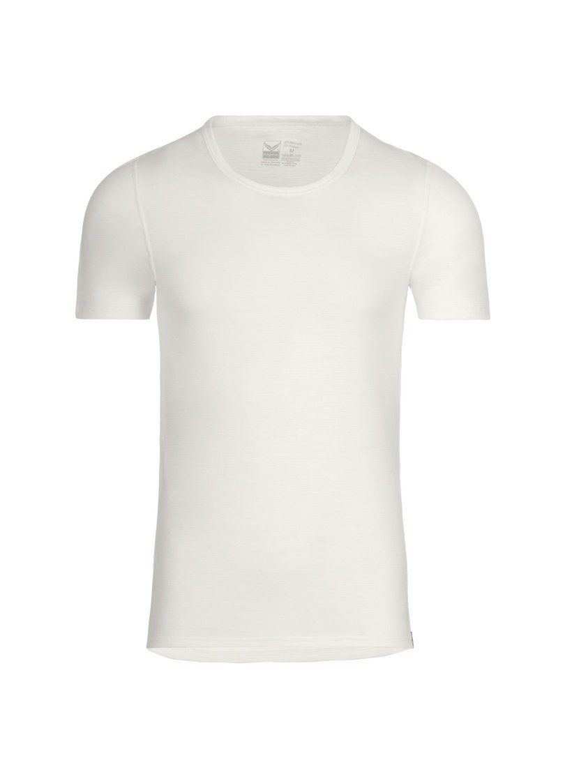 Trigema Kurzarmshirt TRIGEMA T-Shirt aus Merinowolle, Rundhals-Ausschnitt