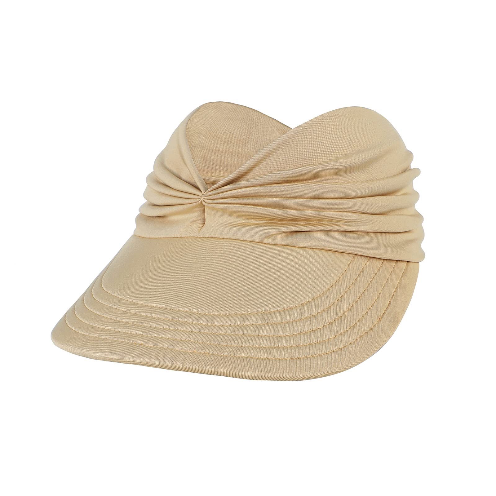 Cachito Strohhut Strohhut Sun Visor Hüte für Damen, verstellbare leichte Sommerhut