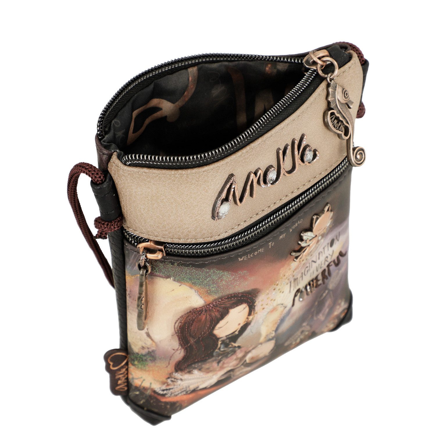 Anekke Umhängetasche Anekke Damen Mini Umhängetasche Dreamverse multicolor (1, 1-tlg., 1)