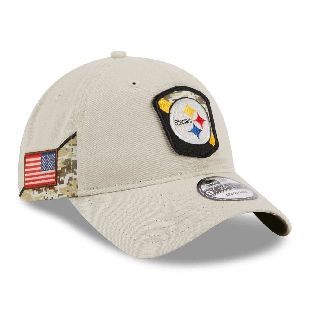 PITTSBURGH New Service Sideline 9TWENTY Salute 2023 STEELERS Cap Cap NFL Era Trucker to