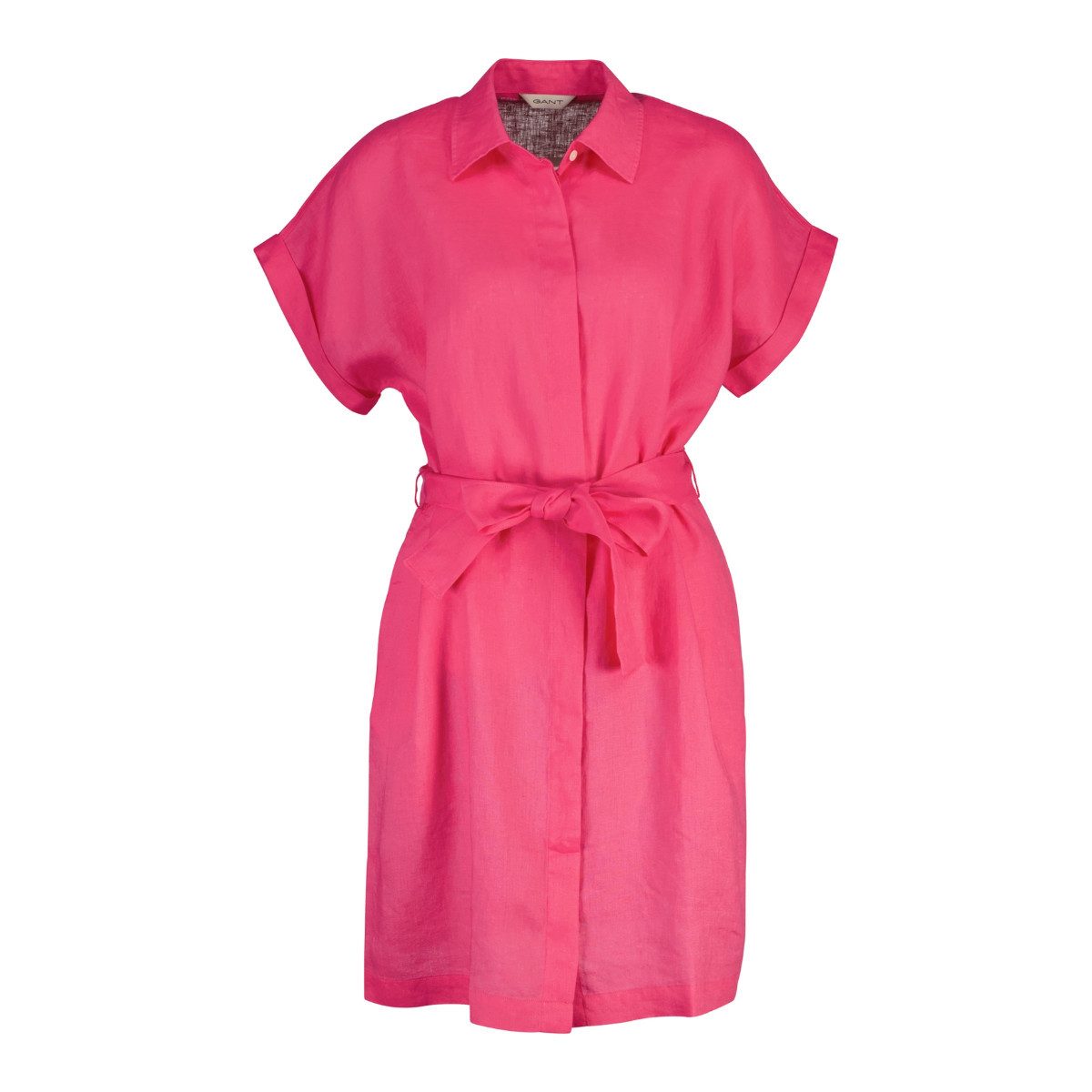 Gant Shirtkleid 4503514 Damen Hemdblusenkleid aus Leinen mit Flügelärmeln