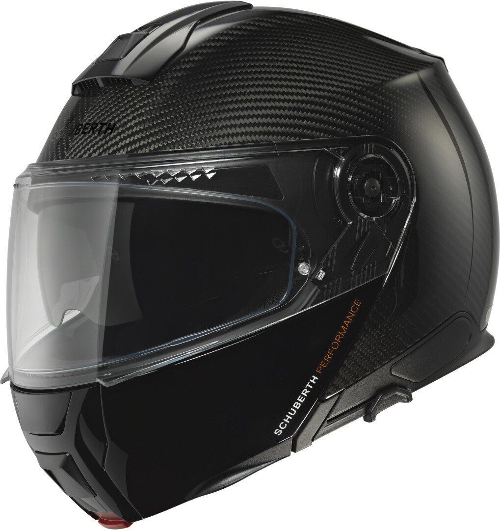 Schuberth Motorradhelm C5 Carbon Klapphelm, vorbereitet für Kommunikationssystem,Notfallsystem-Polsterung (EQ