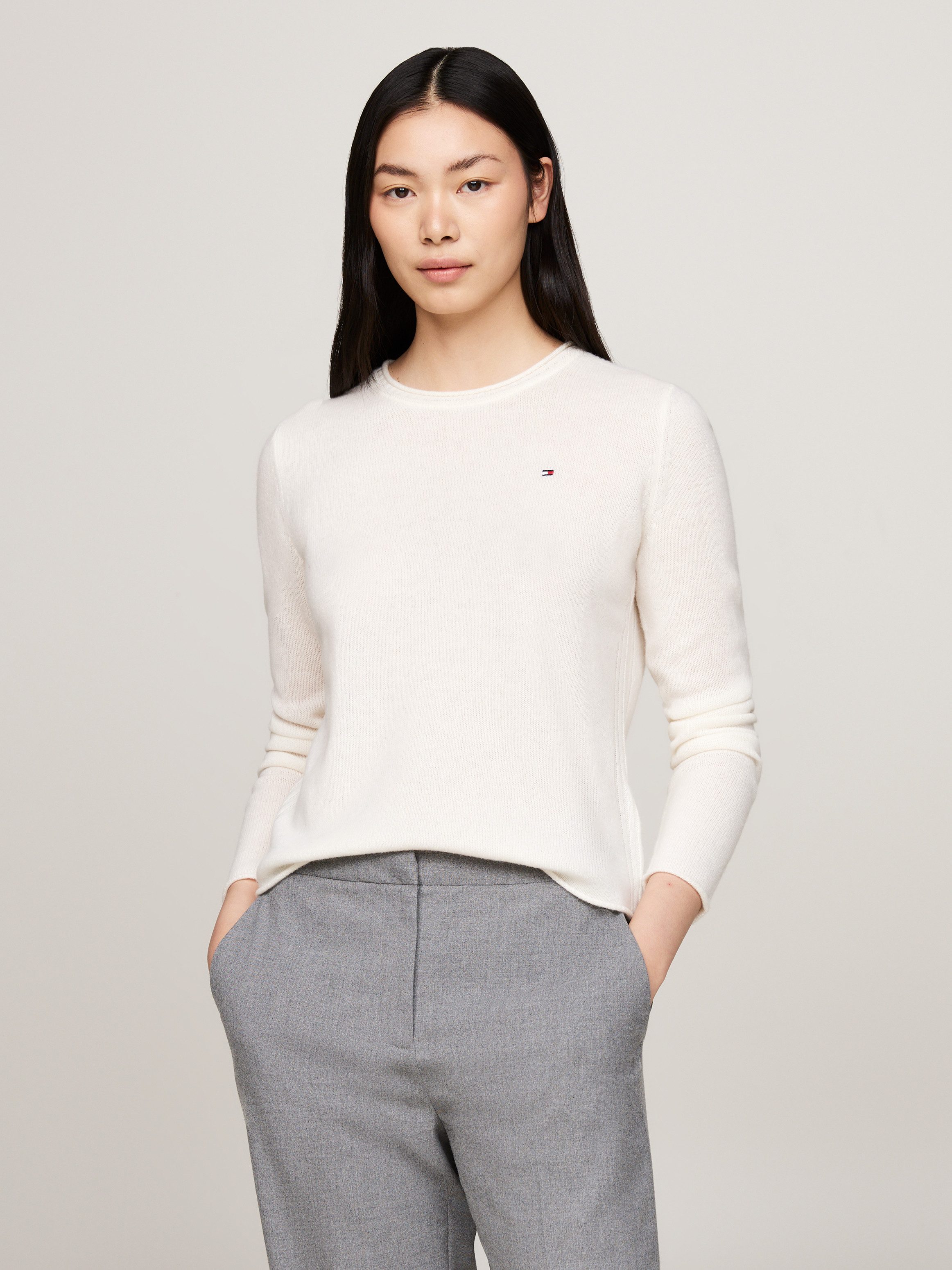 Tommy Hilfiger Strickpullover SOFT WOOL C-NK günstig online kaufen