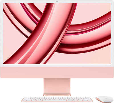 Apple iMac 24" iMac (23,5 Zoll, Apple Apple M3 M3, 8‑Core GPU, 16 GB RAM, 256 GB SSD)