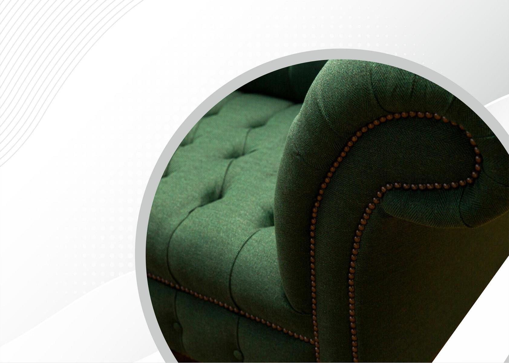 Chesterfield-Sofa, JVmoebel Chesterfield cm Design 2 Couch Sitzer Sofa 185