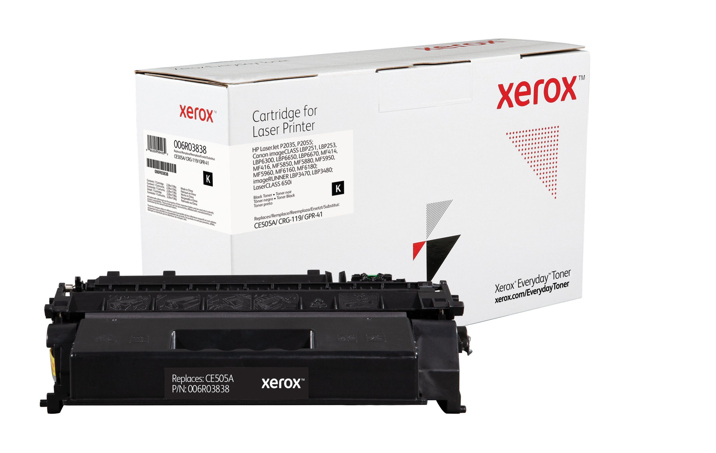Xerox Tonerpatrone Everyday Schwarz Toner kompatibel mit HP 05A (CE505A/ CRG-119/ GPR-41)