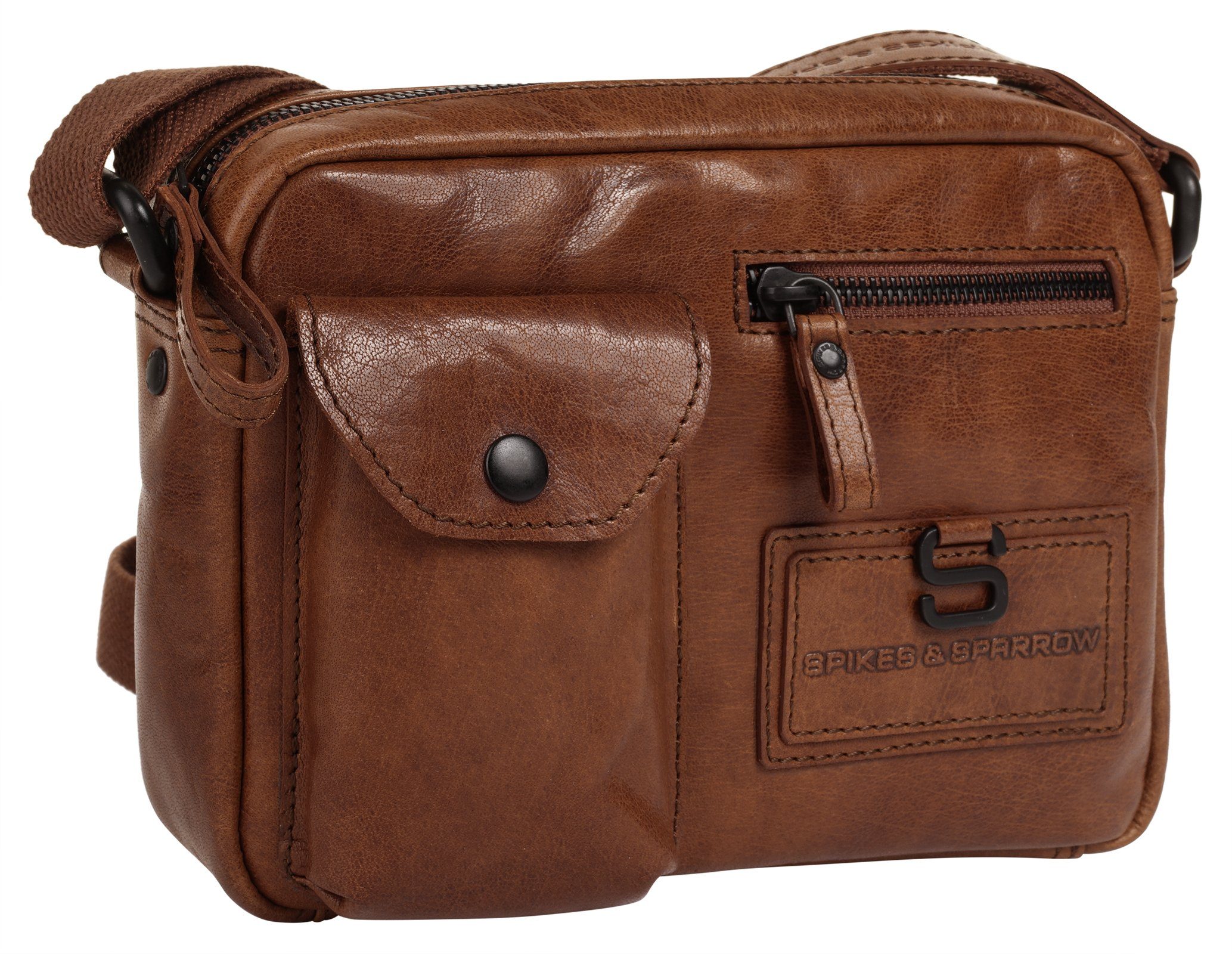 Spikes & Sparrow Umhängetasche CROSS BODY, echt Leder