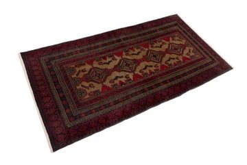 Orientteppich Belutsch 108x209 Handgeknüpfter Orientteppich / Perserteppich Läufer, Nain Trading, rechteckig, Höhe: 6 mm