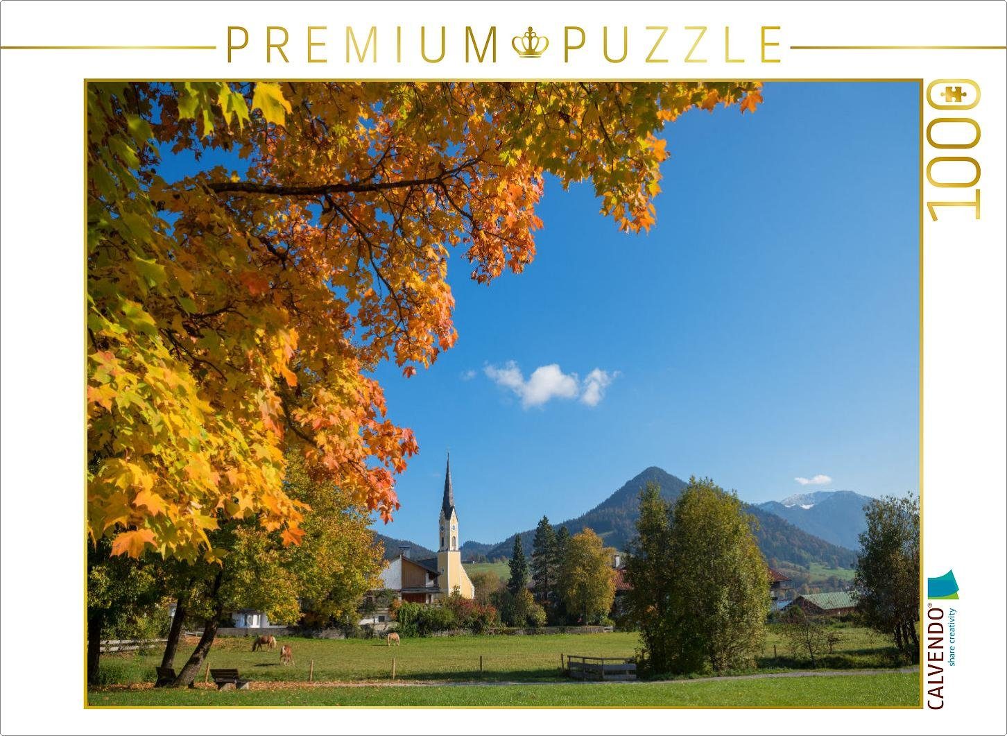 Puzzle CALVENDO Puzzle Kurort Schliersee 1000 Teile Lege-Größe 64 x 48 cm Foto-Puzzle Bild von SusaZoom