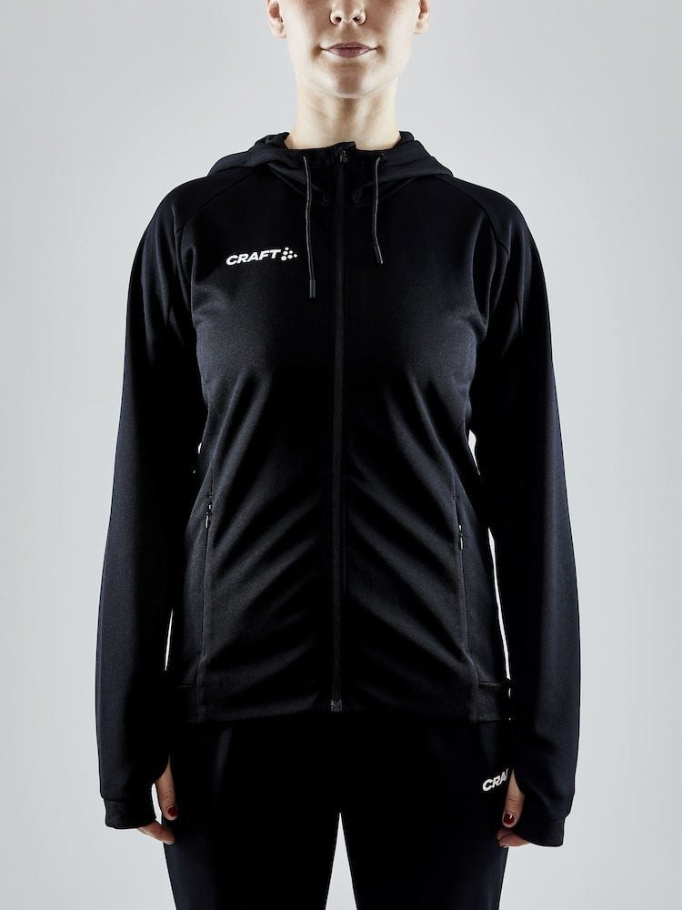 Craft Trainingsjacke Evolve Hood - strapazierfähige Mid-Layer-Kapuzenjacke aus