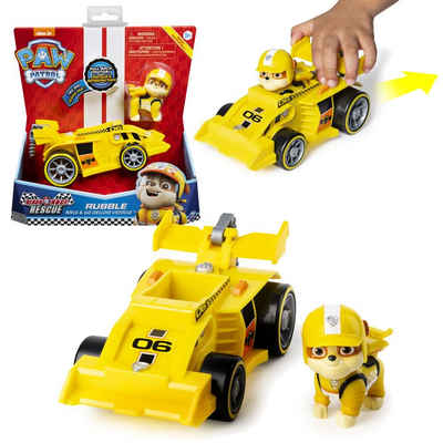 PAW PATROL Spielzeug-Auto Race Rescue Fahrzeuge Rückzug, Sound und Spielfiguren Paw Patrol