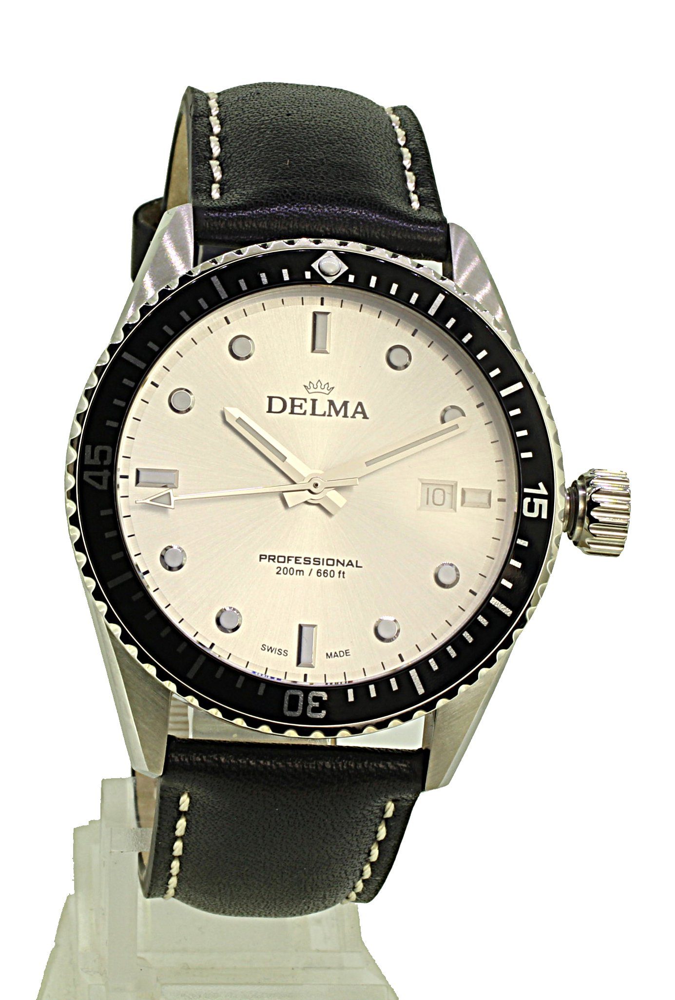 41601.708.6.061, Cayman Swiss Quarzuhr Made Delma