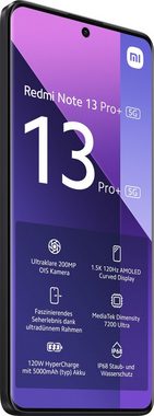 Xiaomi Redmi Note 13 Pro+ 5G 12GB+512GB Smartphone (16,94 cm/6,67 Zoll, 512 GB Speicherplatz, 200 MP Kamera, 200+8+2 MP Triple Hauptkamera und 16 MP Frontkamera)
