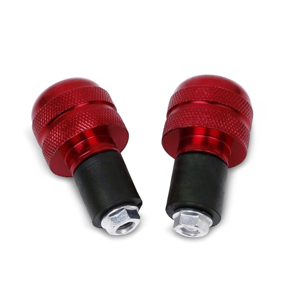 Lenkervorbau Lenkerenden / Motorrad Lenkergewichte # LE6 für universal Lenker rot