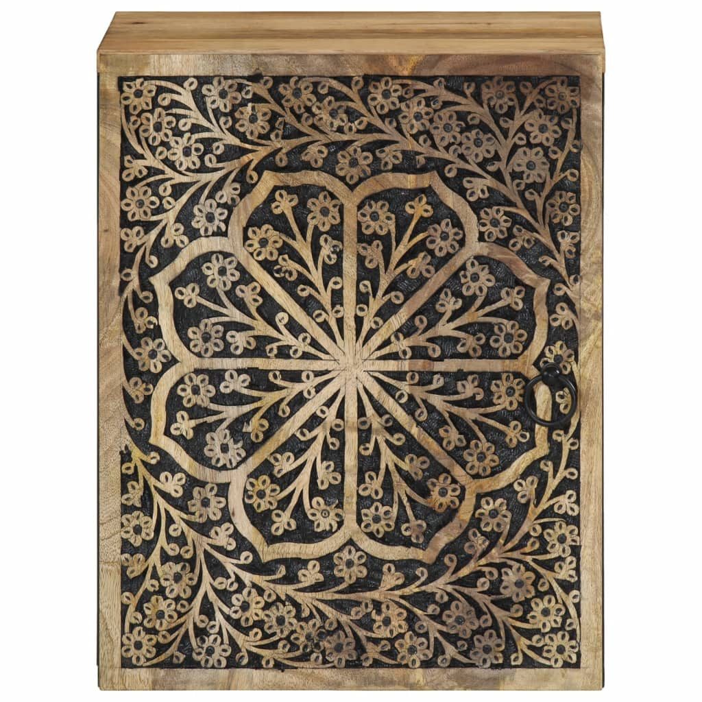 vidaXL Unterschrank Bad-Wandschrank 38x33x48 cm Massivholz