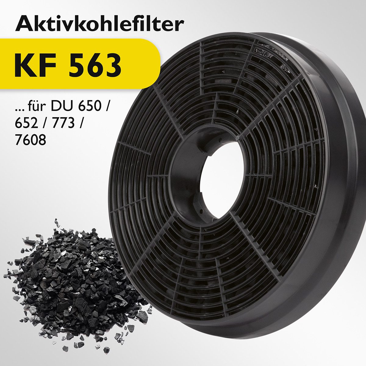 BOMANN Aktivkohlefilter KF 563, 2er Set, für DU 7608/650/652/773