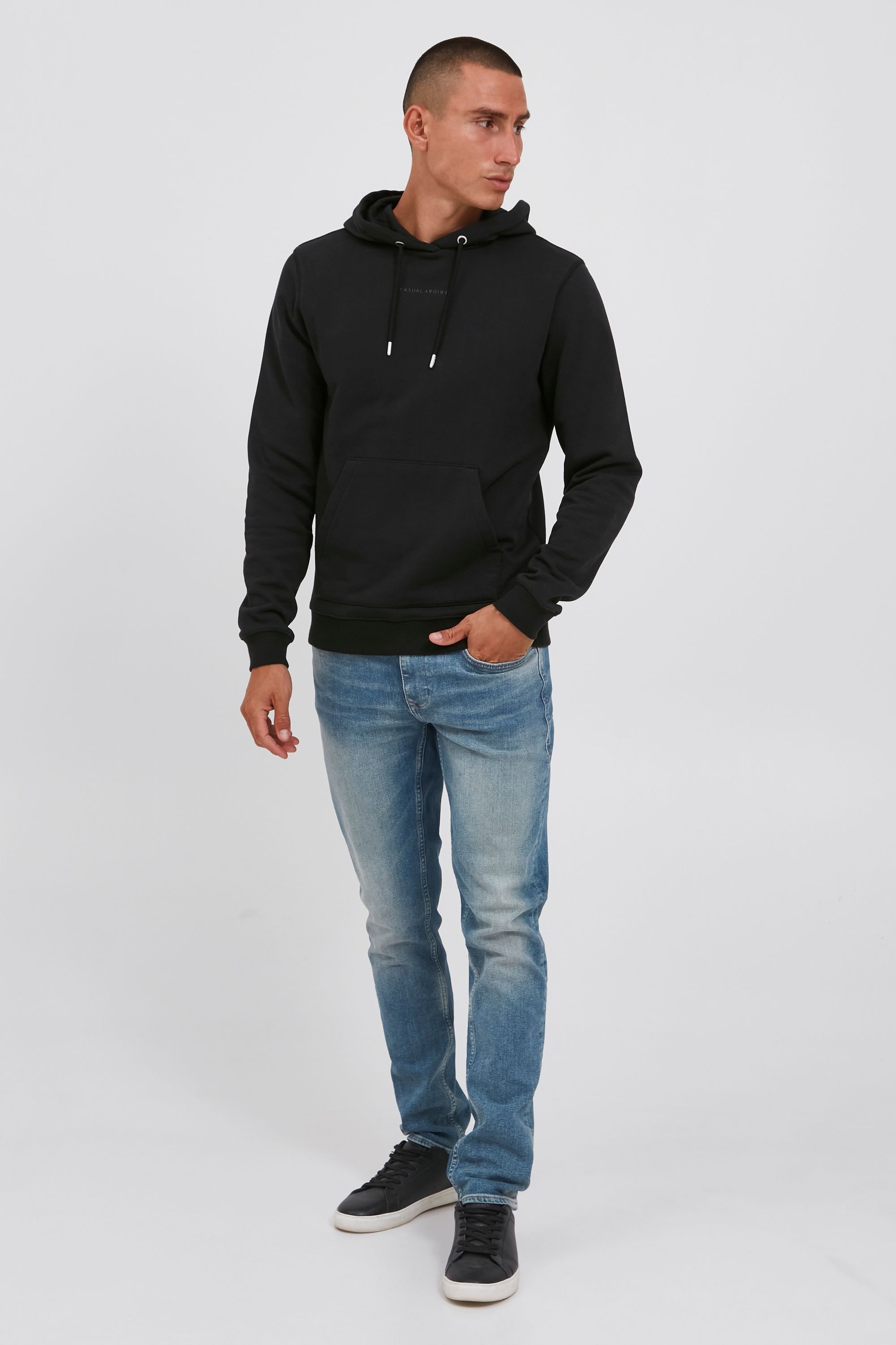 Casual Friday Kapuzenpullover CFSinius Kapuzenpullover mit Schriftzug