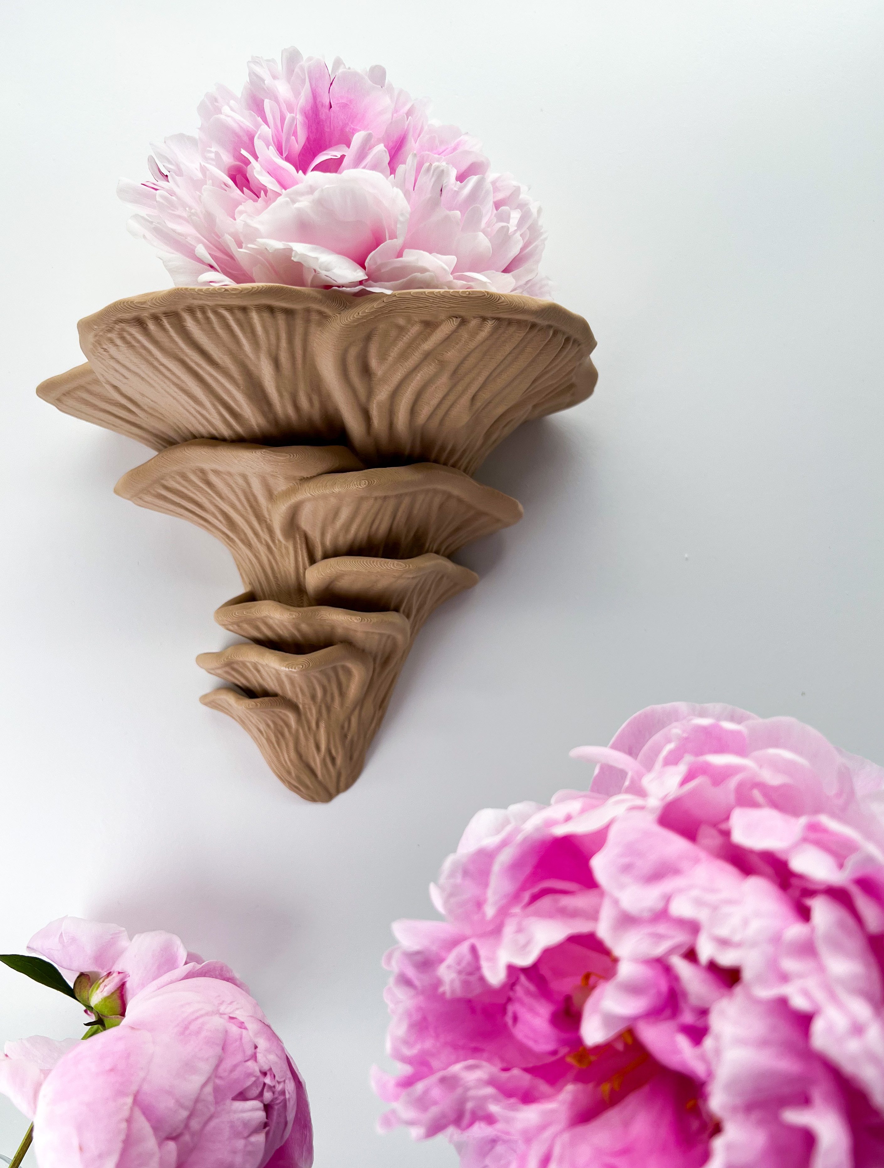 Roomberry Deko-Wandregal Flamingo-Seitling Pilz Wandregal, Hergestellt günstig online kaufen