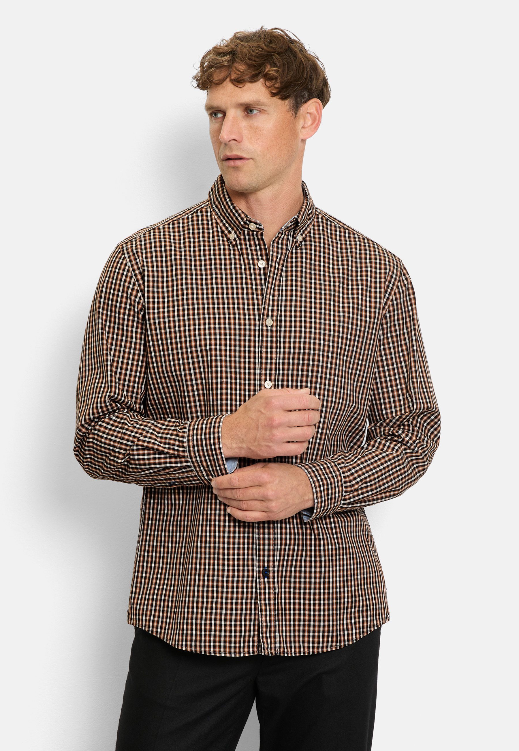 Langarmhemd OLYMP Casual, regular fit, Button-down