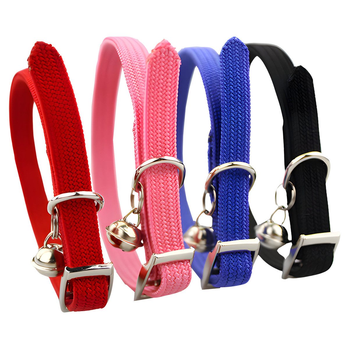Pettimania Katzen-Halsband Katzenhalsband Nylon mit Glöckchen und Schließe