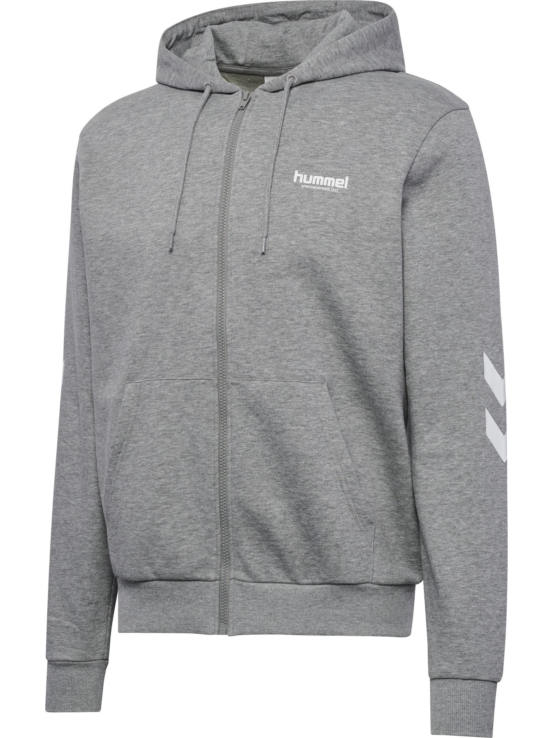 hummel Kapuzensweatshirt HMLLEGACY 2.0 ZIP HOODIE sportlicher Schnitt, für vielseitige Aktivitäten, mit Kapuze
