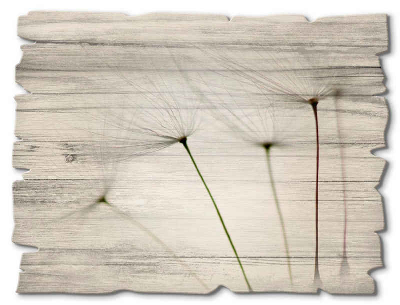 Artland Holzbild Pusteblumen-Samen I, Blumen (1 St)