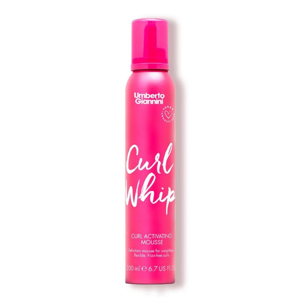Umberto Giannini Haarmousse, Curl Whip, Haarstyling-Mousse, Lockenaktivierung