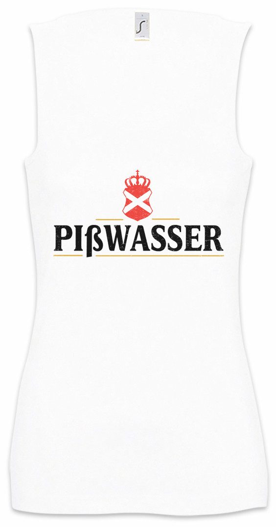 Tanktop Pißwasser Ärmelloses Damen T-Shirt Shirt Brewery Brauerei Bier VG Fun