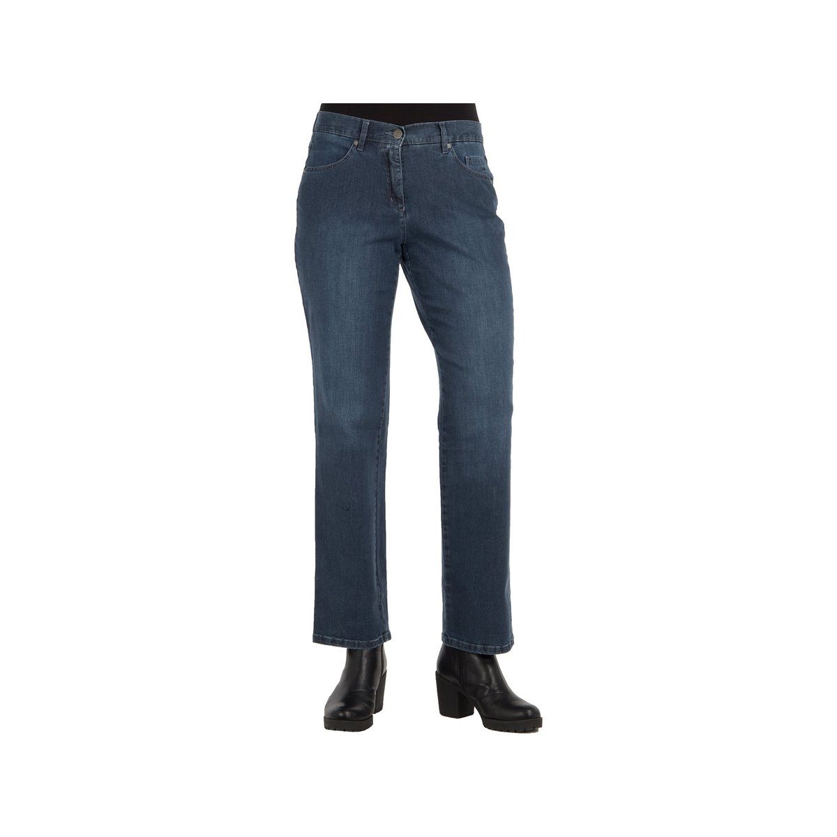 TONI 5-Pocket-Jeans blau regular (1-tlg)