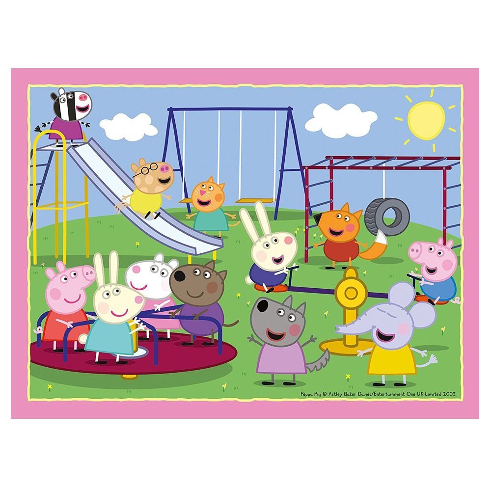 Peppa Pig Puzzle 4 Puzzle Kinder Pig in Peppa 24 Puzzleteile Ravensburger, Wutz Peppa 1