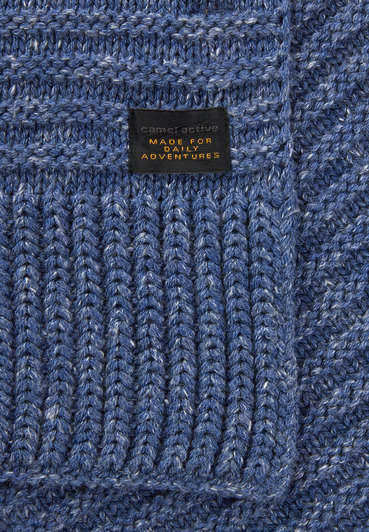 camel active Strickschal aus reiner Baumwolle günstig online kaufen