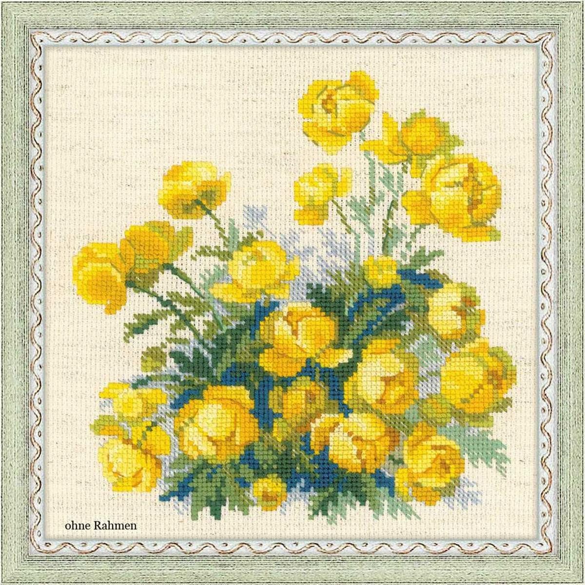 Riolis Kreativset Riolis Stickbildset Kreuzstich "Trollblume", Zählmuster, (embroidery kit by Marussia)