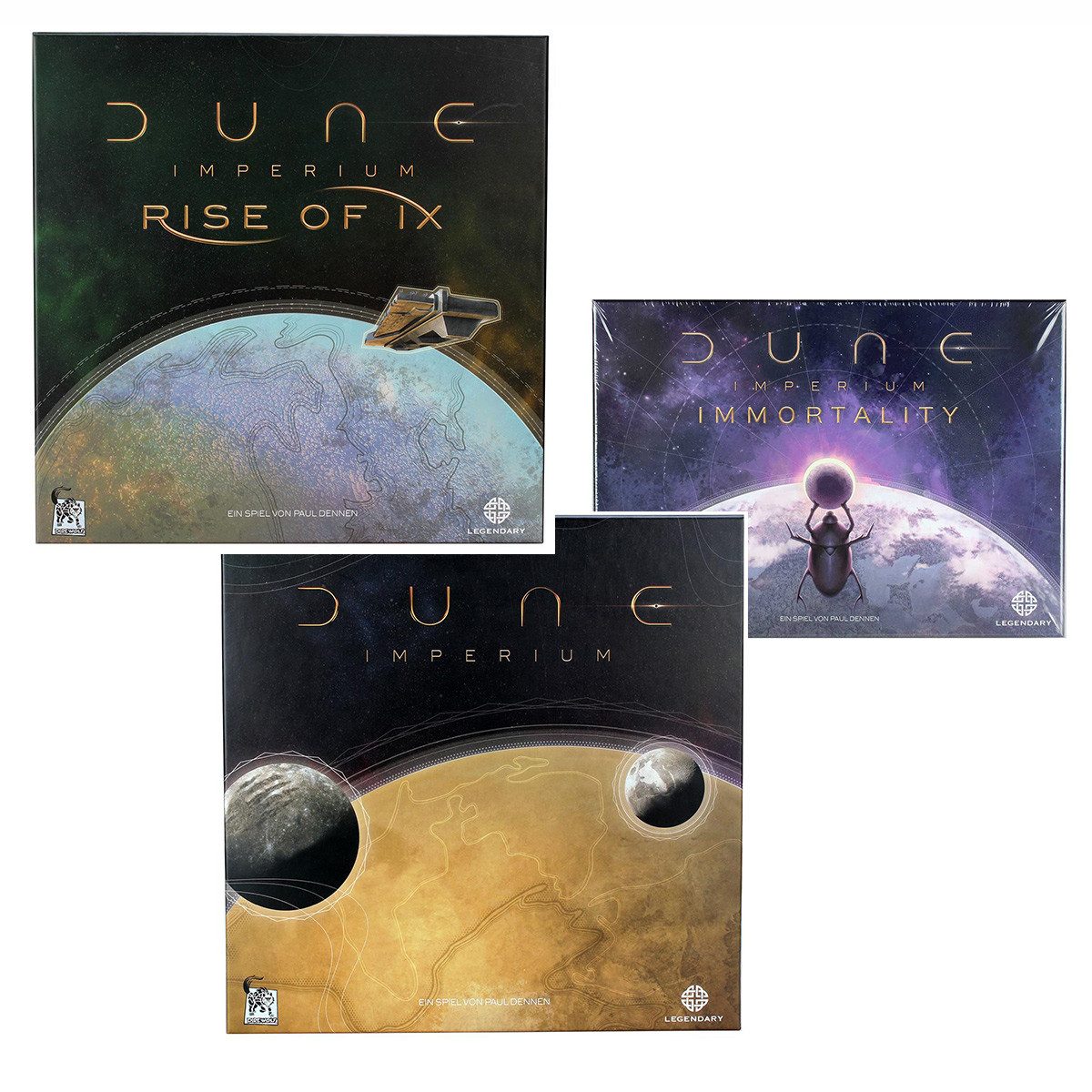 DIREWOLF Spiel Dune: Imperium Grundspiel + Rise of Ix + Immortality - Vorteilsset