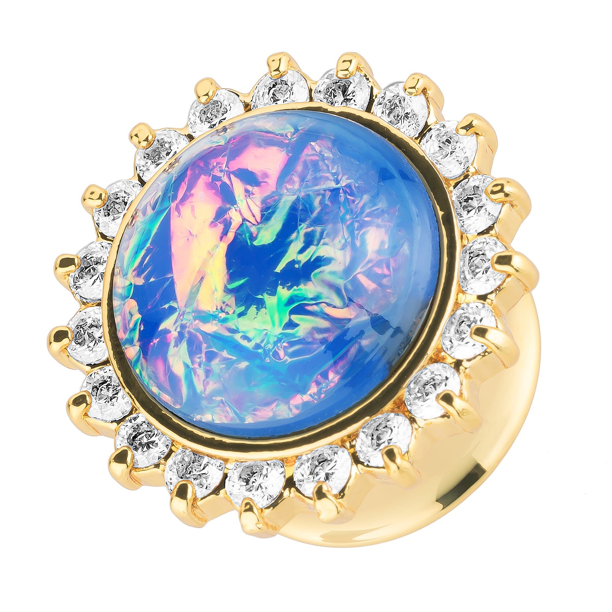 Taffstyle Plug Piercing Gold vergoldet mit günstig online kaufen