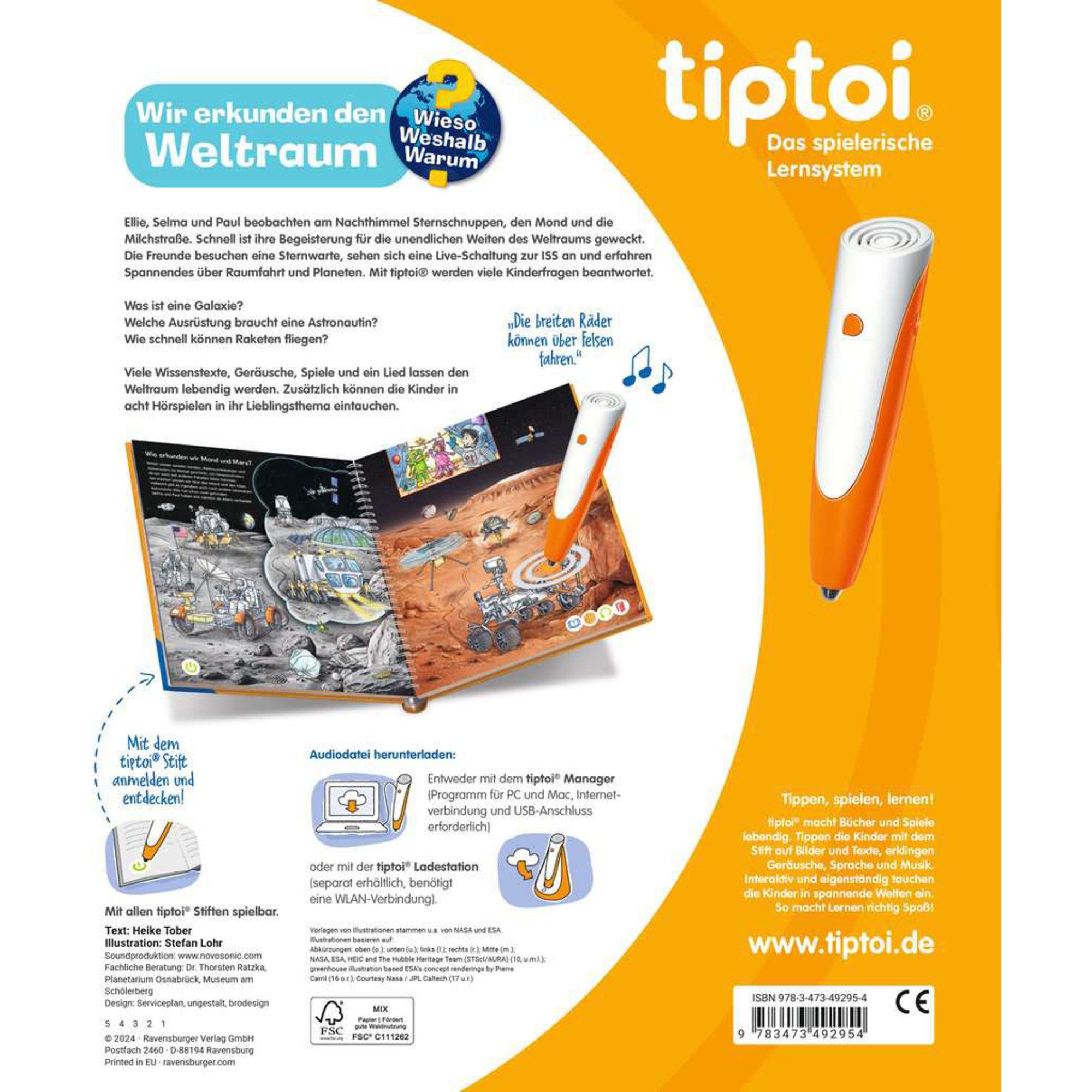 Ravensburger Lernspielzeug Ravensburger tiptoi Wieso? Weshalb? günstig online kaufen