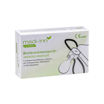 Medi-Inn Oberarm-Blutdruckmessgerät Aneroid Premium 1-Schlauch-System