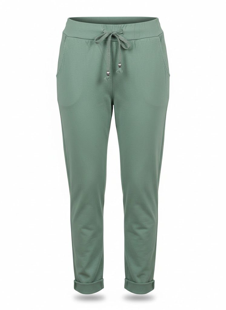 CLEO STYLE Jogginghose Damen Jogginghose 94 Olive