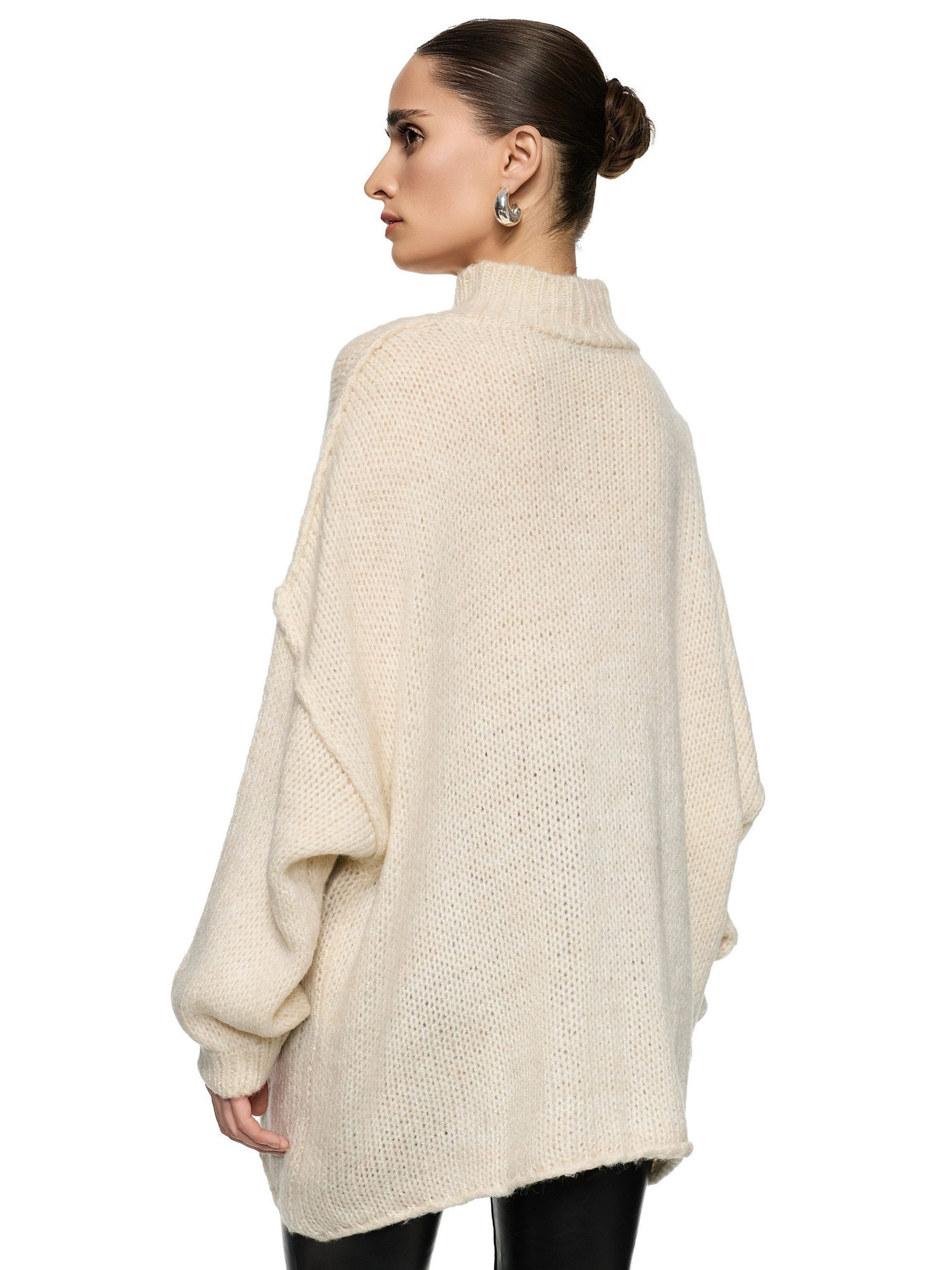 Worldclassca Longpullover WORLDCLASSCA Damen Oversize Strickpulllover Lang günstig online kaufen