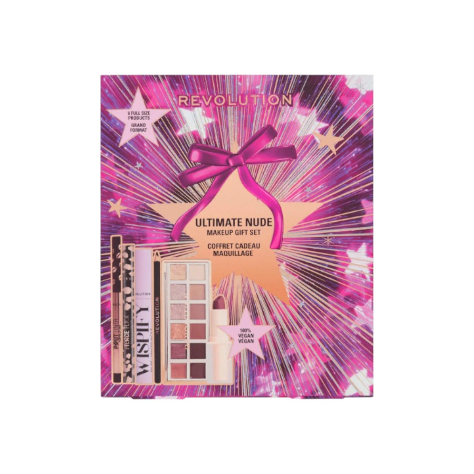 Revolution Kosmetik-Set - Ultimate – Make-up-Geschenkset, 6-tlg., 6 Produkten in Originalgröße