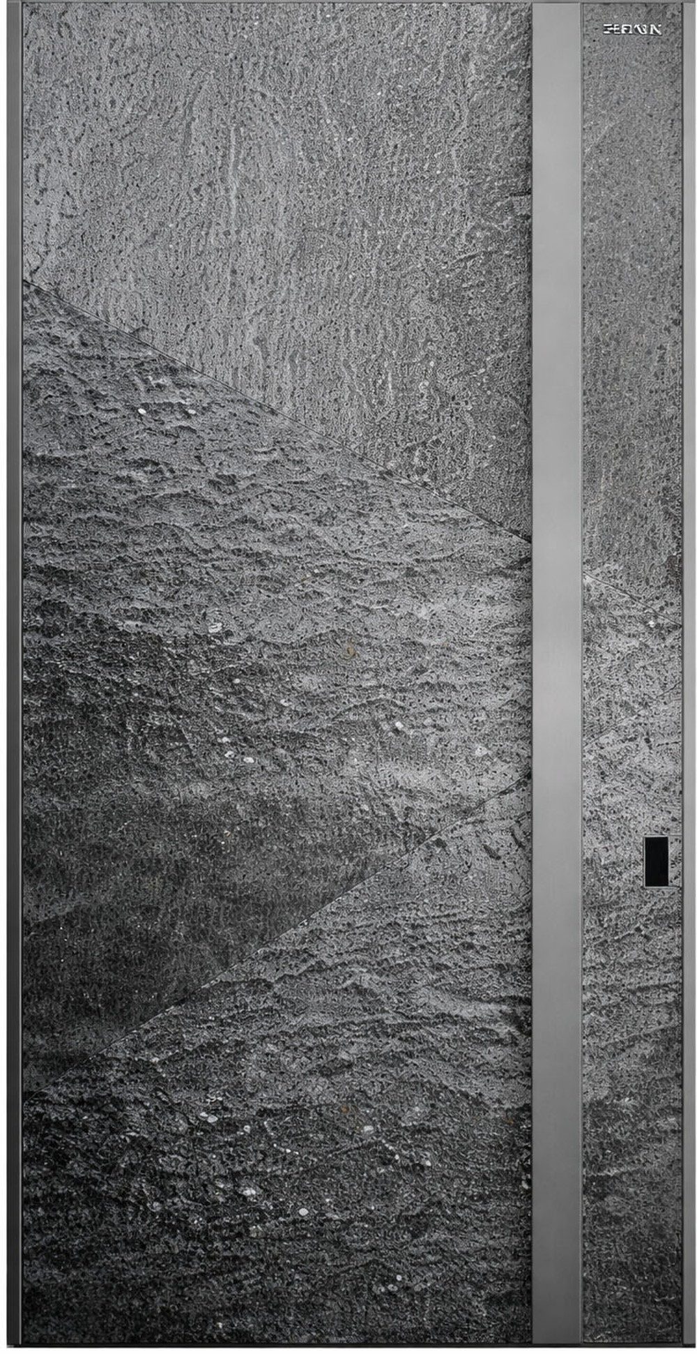 JVmoebel Zimmertür Graue Design-Drehtür aus Aluminium für Ferienhäuser, Made in Europa